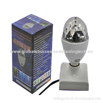 3W RGB Mini Indoor Rotation Christmas LED Lights